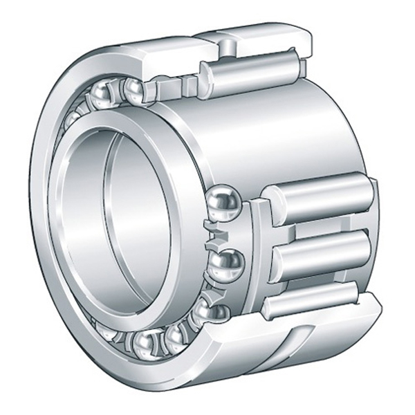 Needle roller/angular contact ball bearings