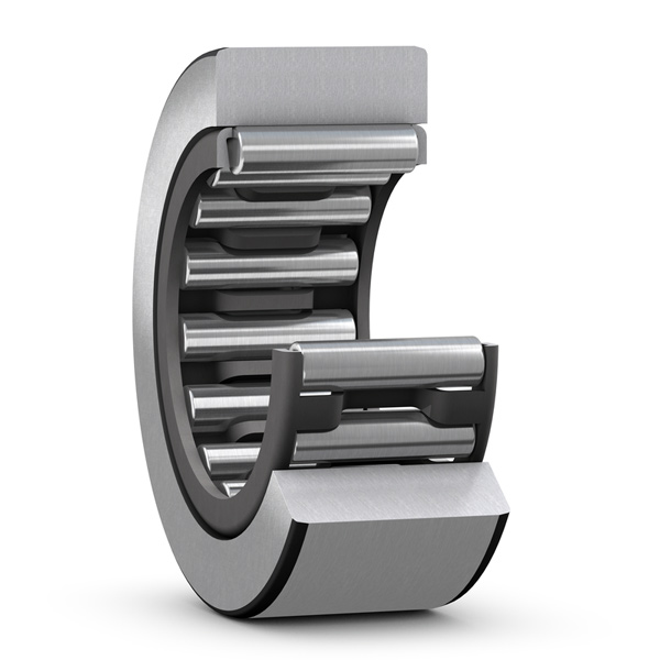 Cylindrical roller bearings with ribbed rings